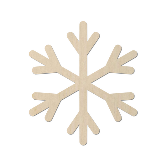 Wooden Snowflake Shape- DIY Craft