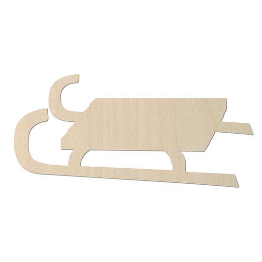 Wooden Sled Shape- DIY Craft