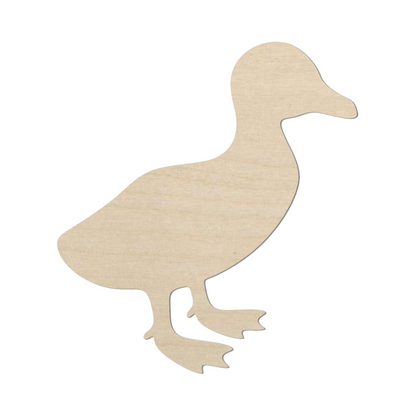 Wooden Duckling Shape- DIY Craft