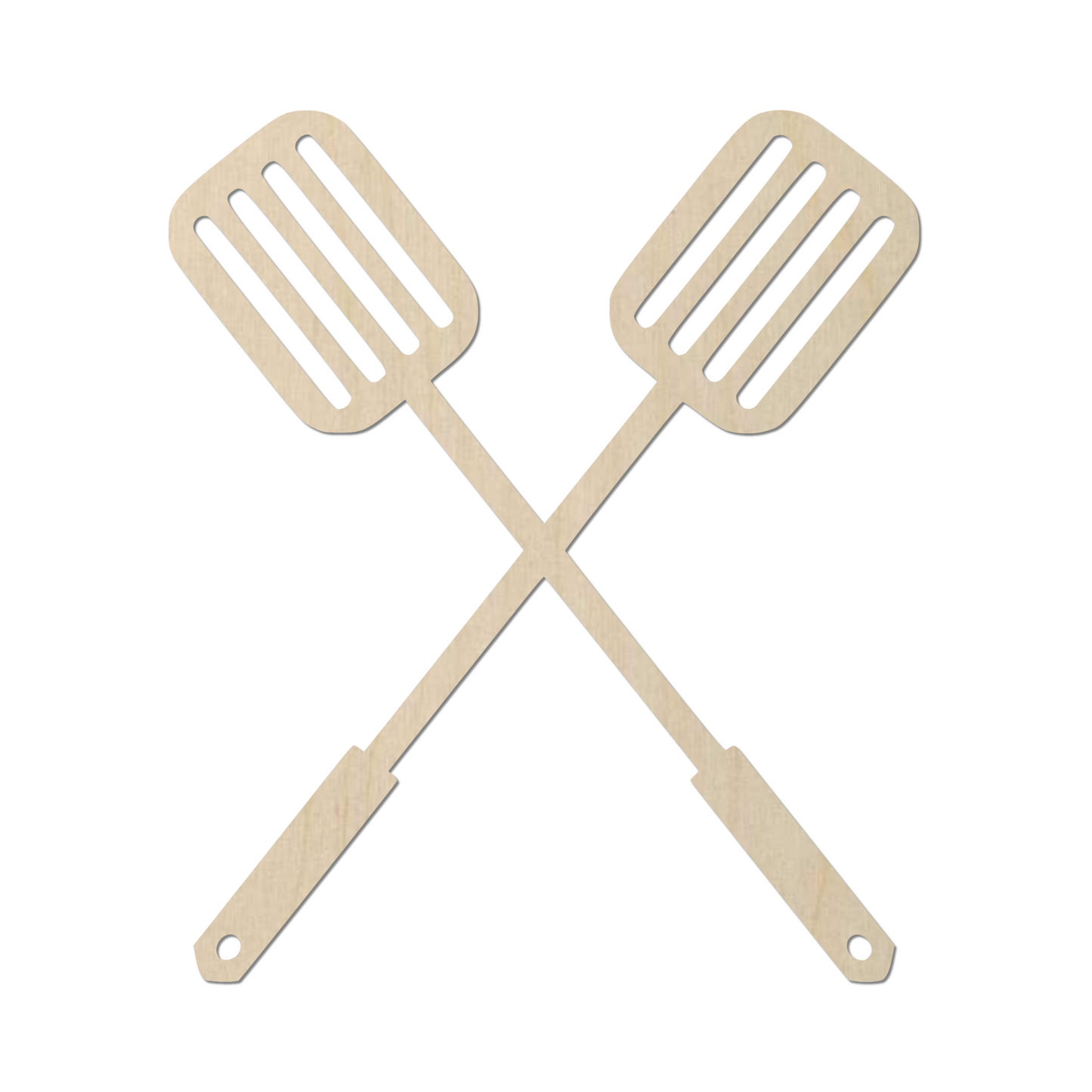 Wooden Spatula Shape - DIY Craft