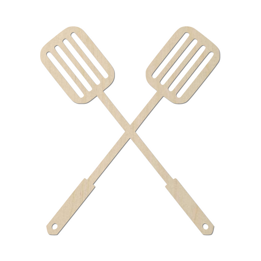 Wooden Spatula Shape - DIY Craft