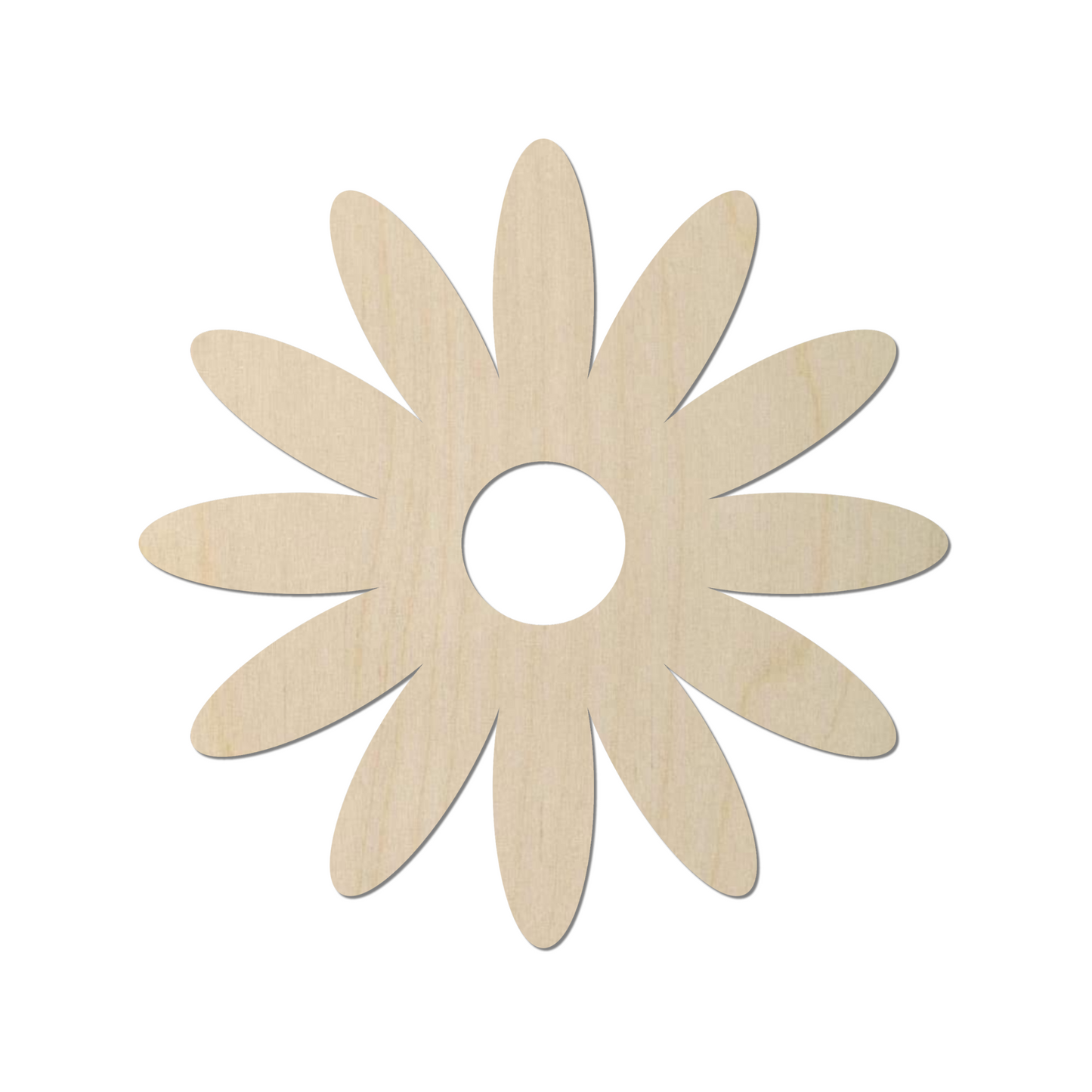 Wooden Daisy Shape - DIY Craft