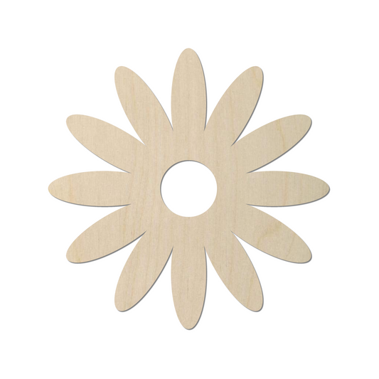 Wooden Daisy Shape - DIY Craft