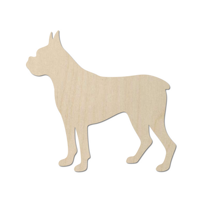 Wooden Boxer Shape Cutout