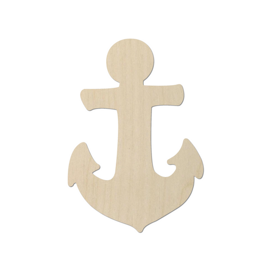 Wooden Anchor Shape 04