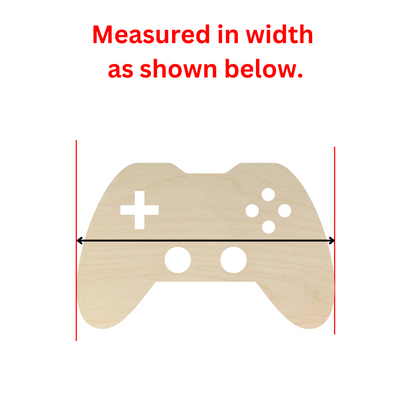 Wooden XBox Gaming Controller Shape - DIY Craft