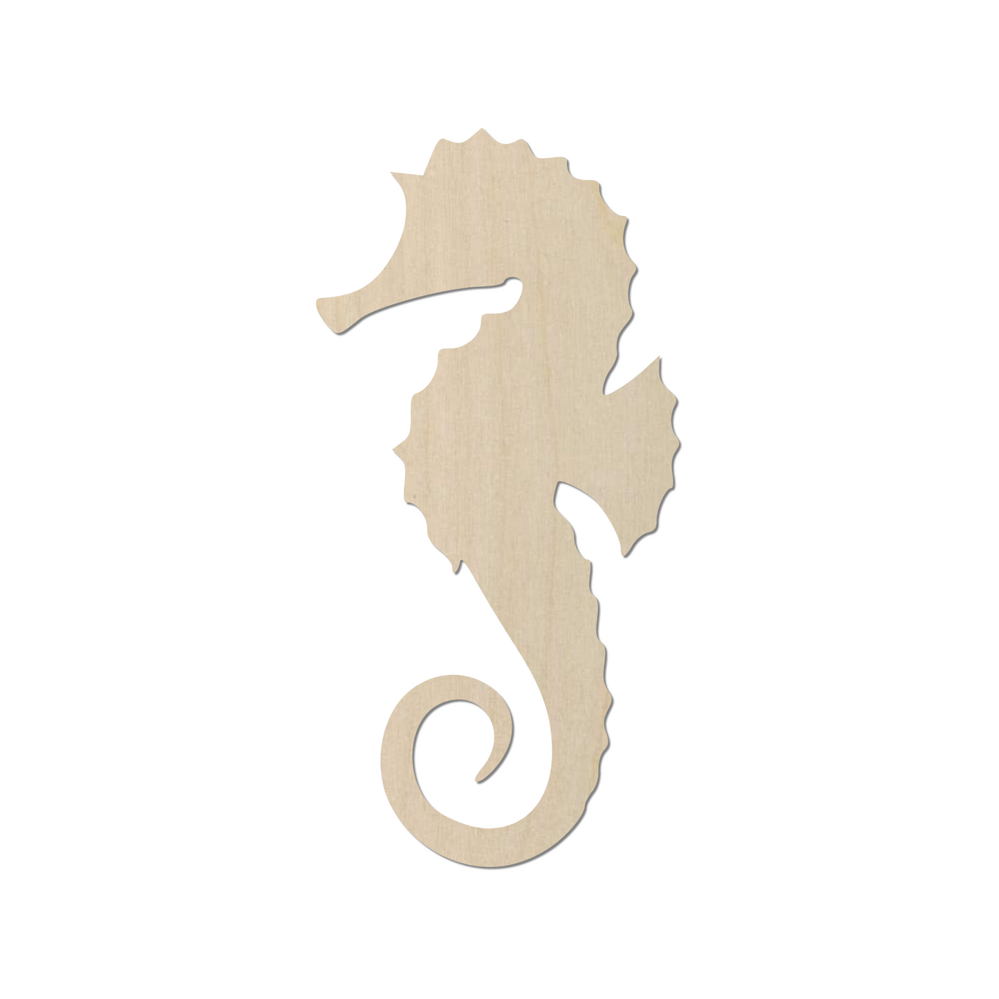 Wooden Seahorse Shape - DIY Craft