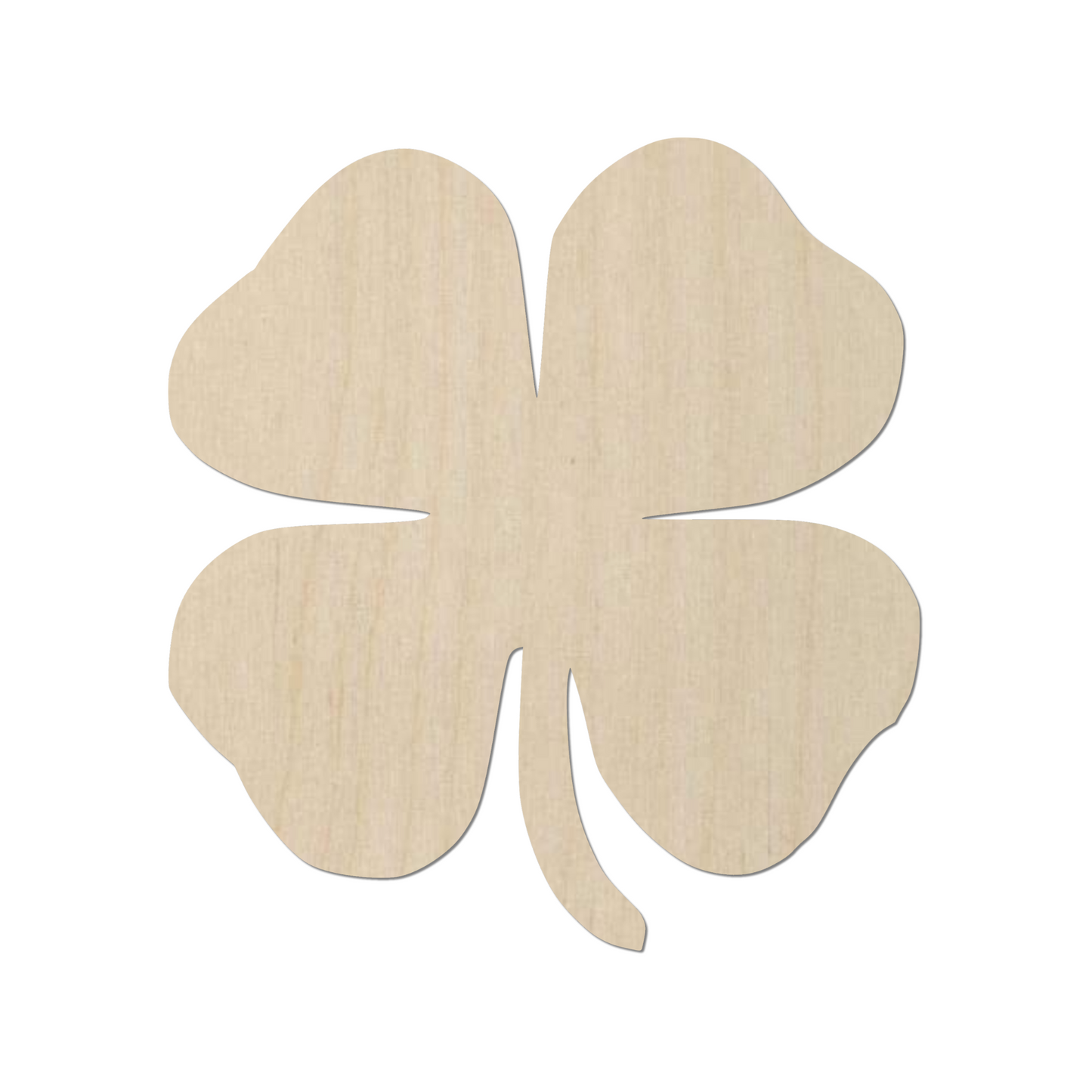 Wooden Clover Shape  - DIY Craft