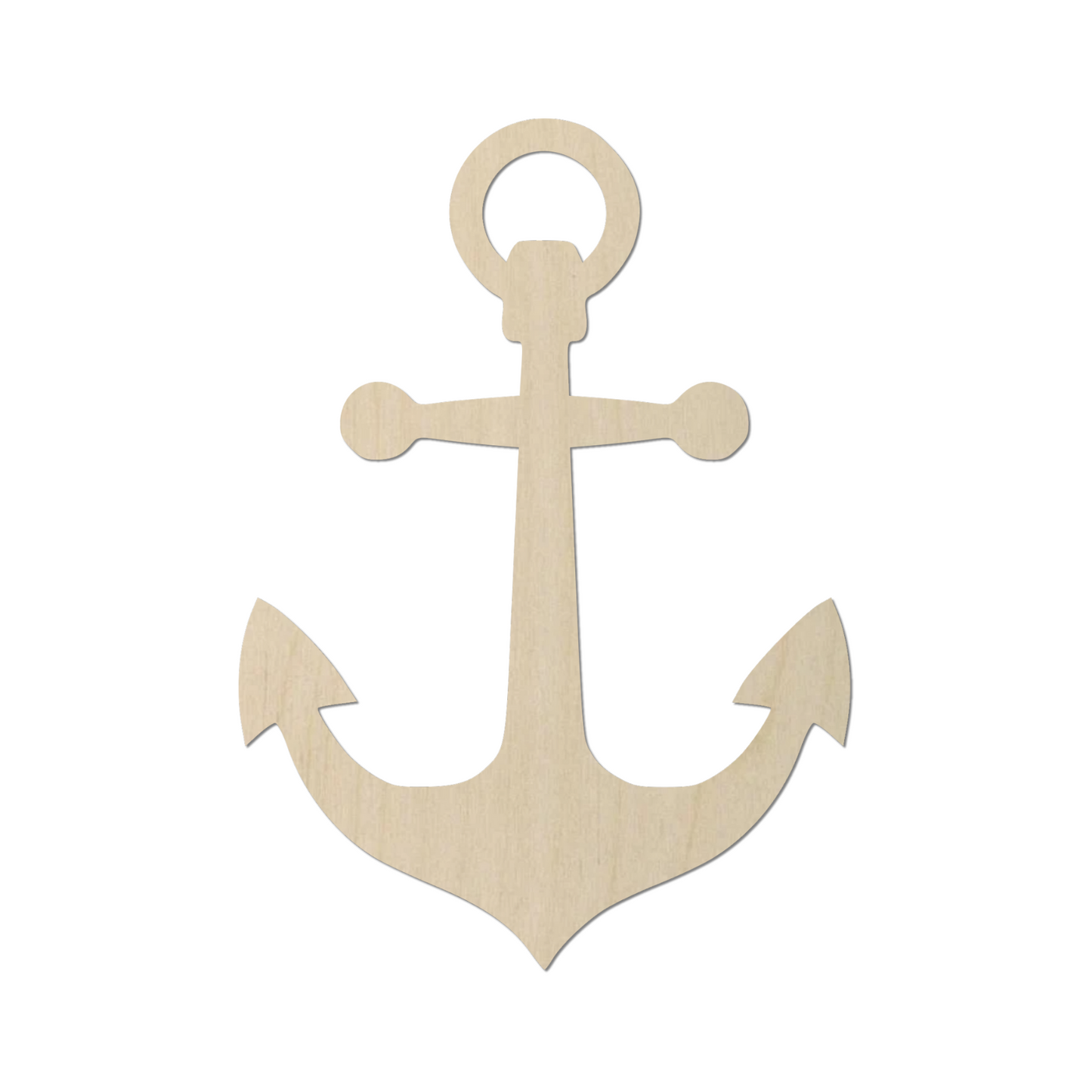 Wooden Anchor Shape 03