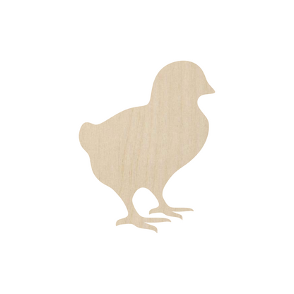 Wooden Baby Chicken Shape- DIY Craft