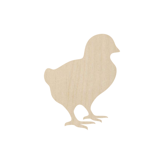 Wooden Baby Chicken Shape- DIY Craft