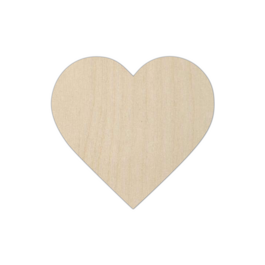 Wooden Heart Shape - DIY Craft