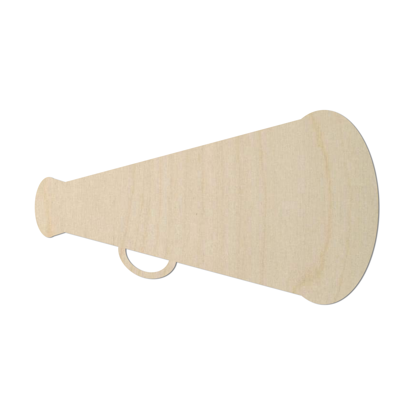 Wooden Megaphone Shape - DIY Craft