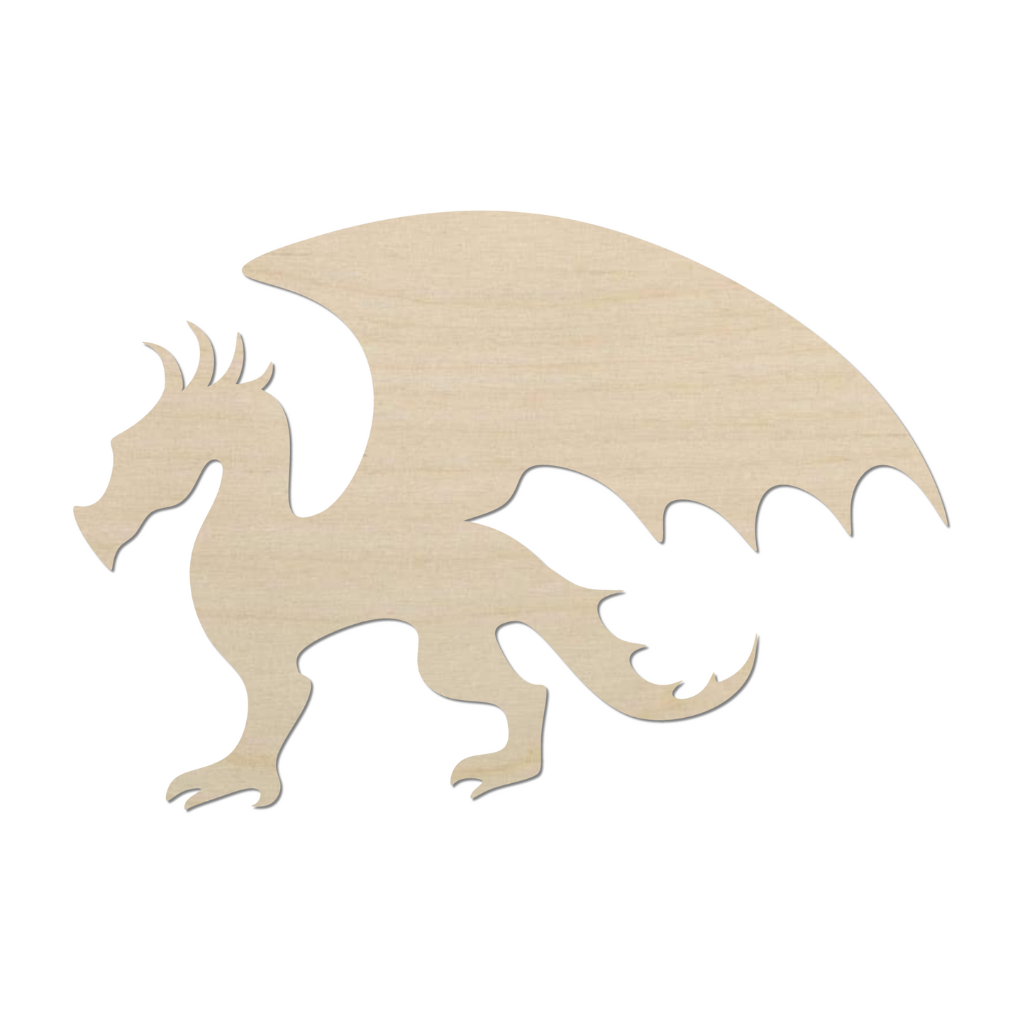 Wooden Dragon Shape- DIY Craft