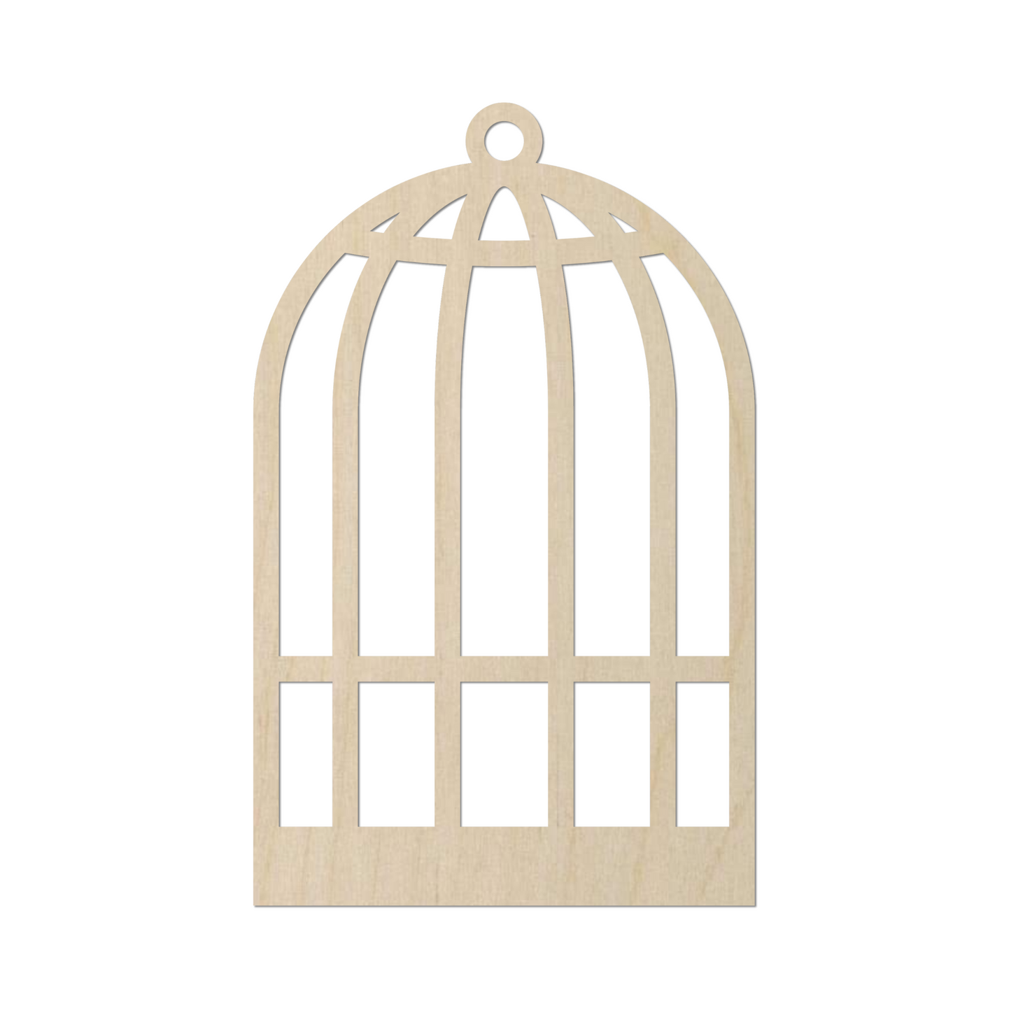 Wooden Bird Cage Shape - DIY Craft