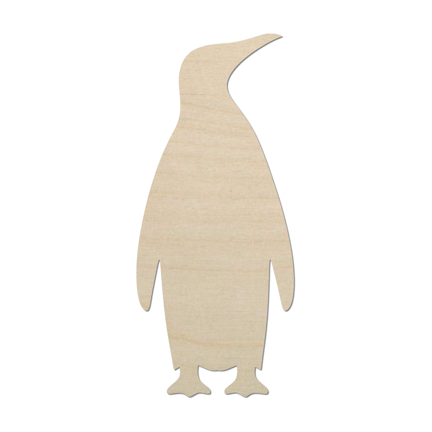 Wooden Penguin Shape Cutout