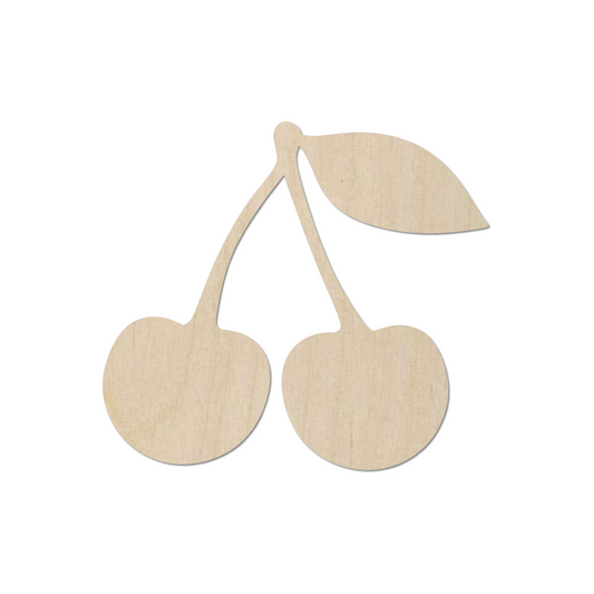 Wooden Cherry Shape - DIY Craft