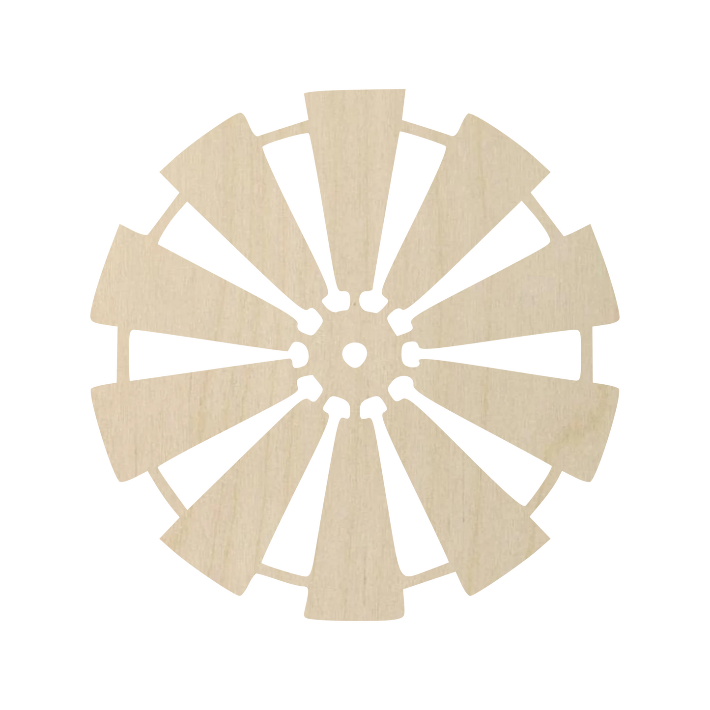 Wooden Windmill Shape- DIY Craft