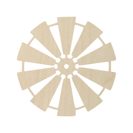 Wooden Windmill Shape- DIY Craft