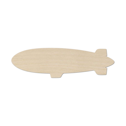 Wooden Blimp Shape- DIY Craft