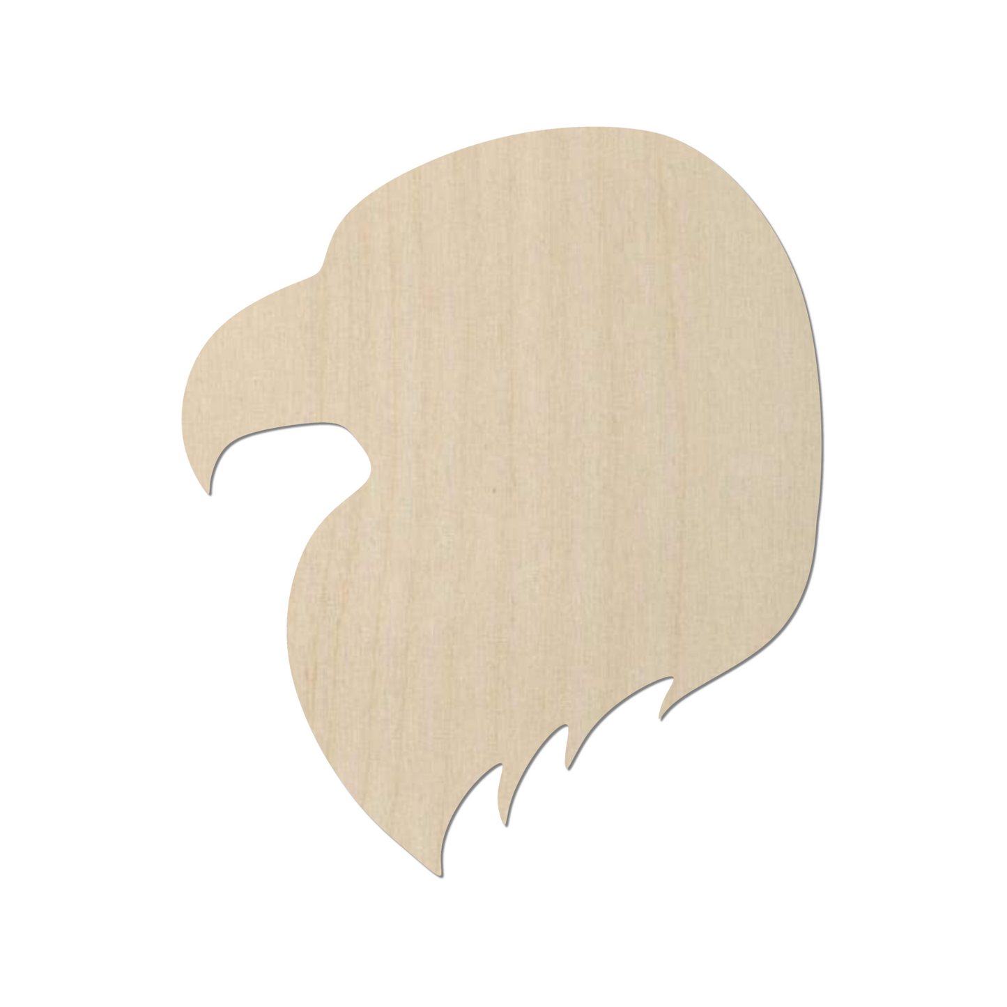 Wooden Eagle Head Shape  - DIY Craft