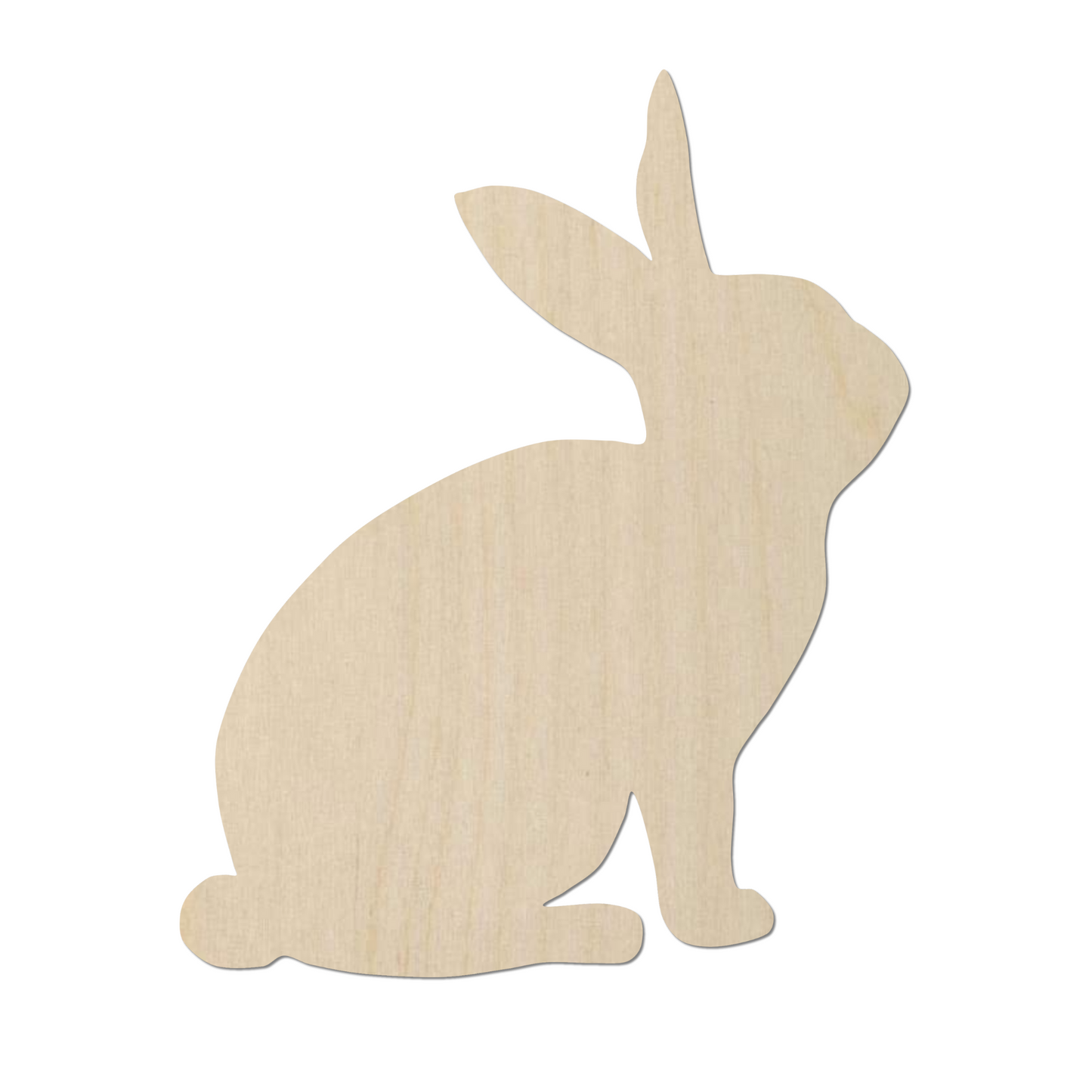 Wooden Bunny Rabbit Shape- DIY Craft