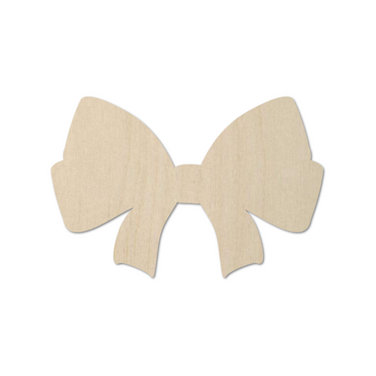 Wooden Bow Shape - DIY Craft