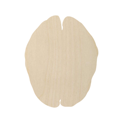 Wooden Brain Shape  - DIY Craft