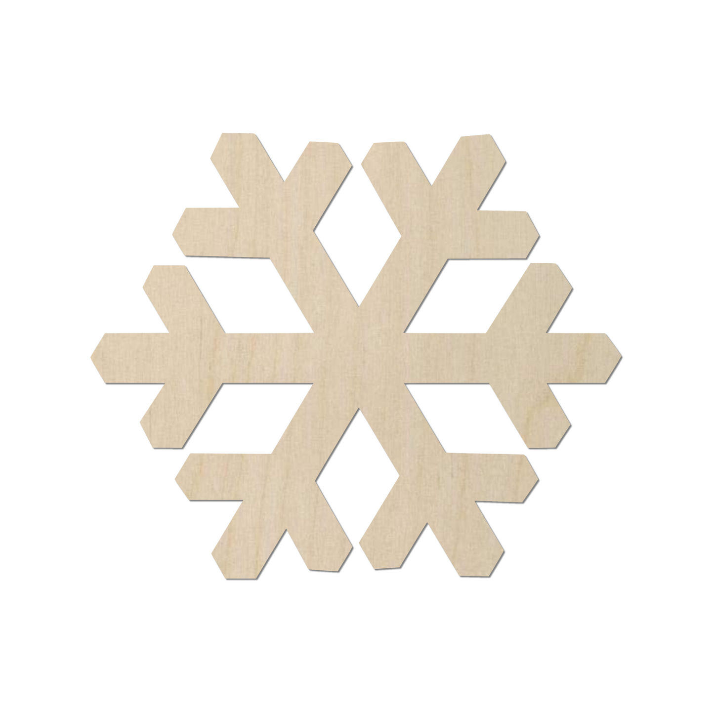 Wooden Snowflake Shape- DIY Craft