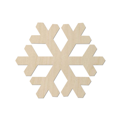 Wooden Snowflake Shape- DIY Craft