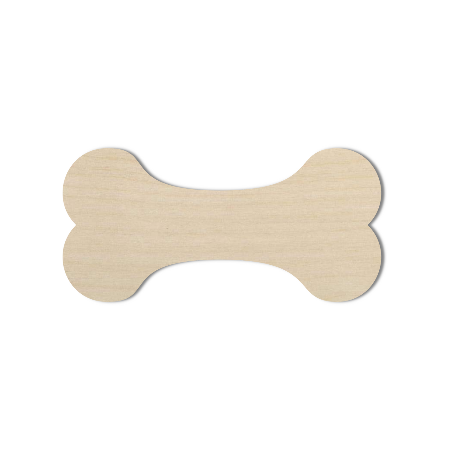 Wooden Dog Bone Shape  - DIY Craft