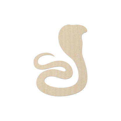 Wooden Cobra Shape Cutout