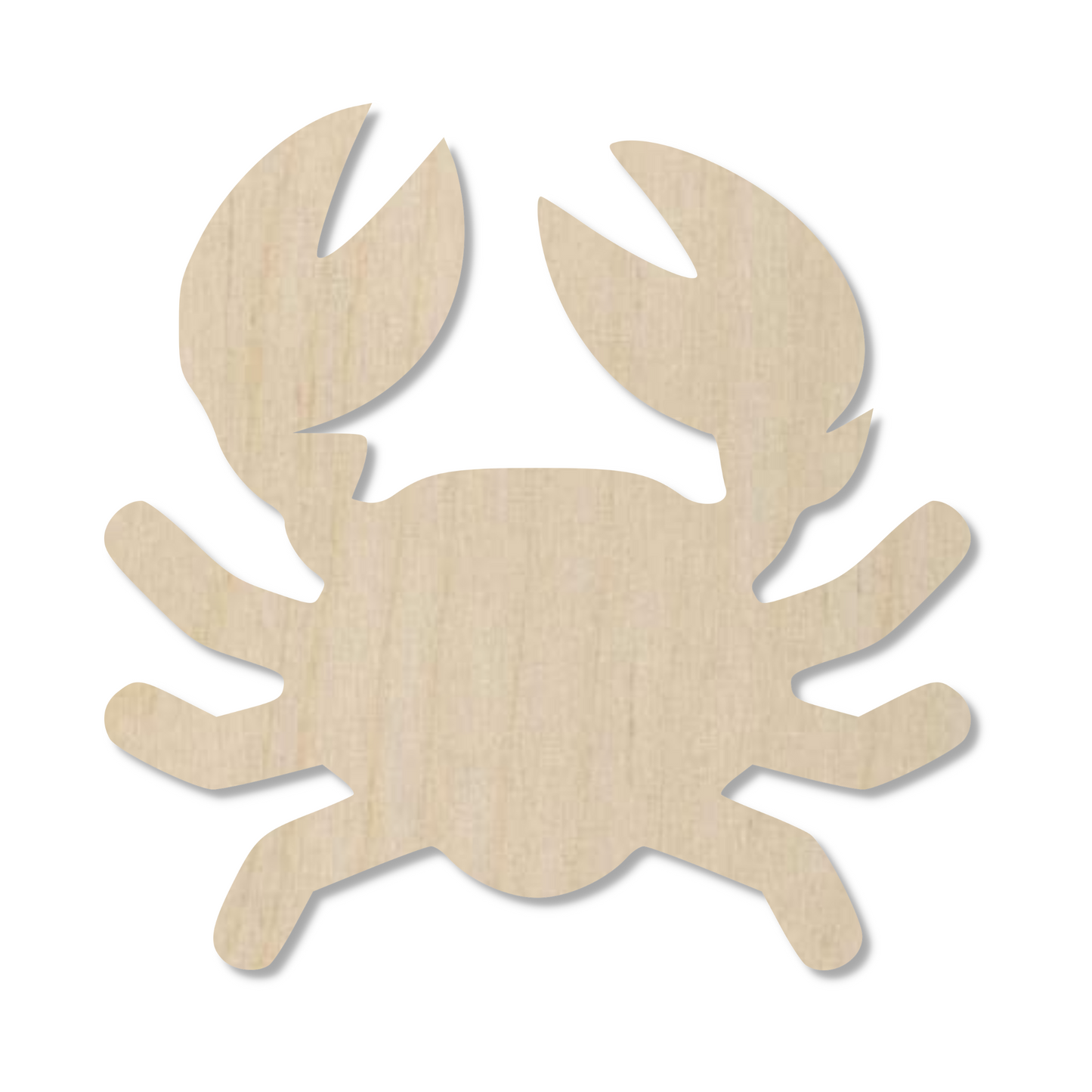 Wooden Crab Shape  - DIY Craft