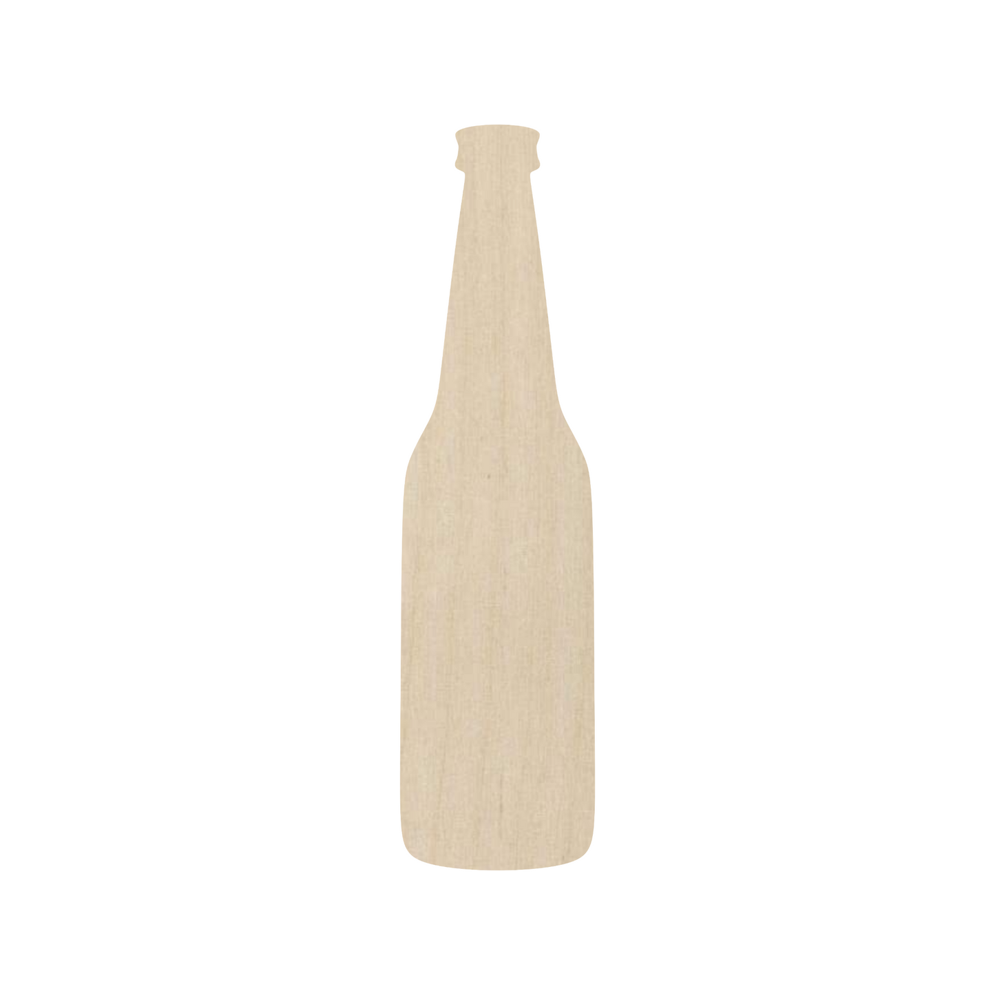 Wooden Beer Bottle Shape - DIY Craft