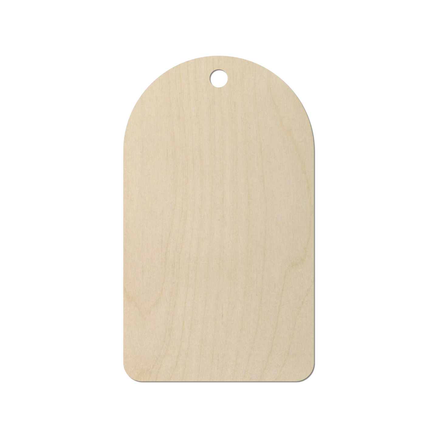 Wooden Gift Tag Shape 04 - DIY Craft