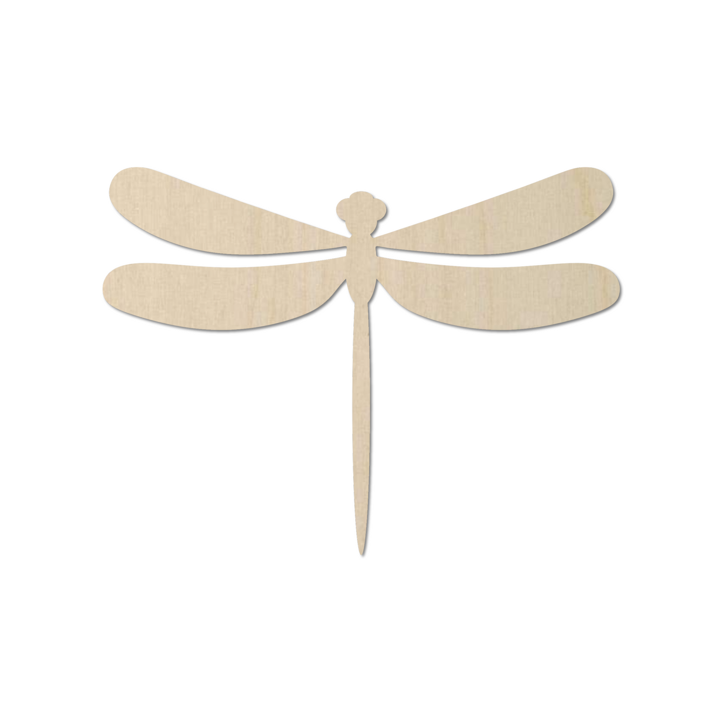 Wooden Dragonfly Shape - DIY Craft