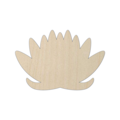 Wooden Lotus Flower Shape- DIY Craft