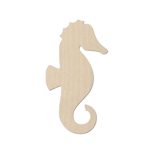 Wooden Seahorse Shape - DIY Craft