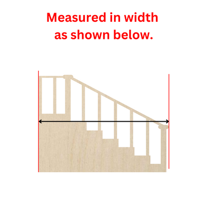 Wooden Stairs Shape- DIY Craft