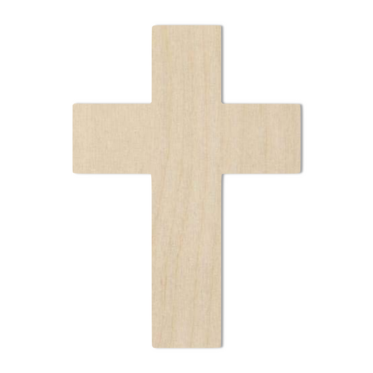 Wooden Cross Shape - DIY Craft