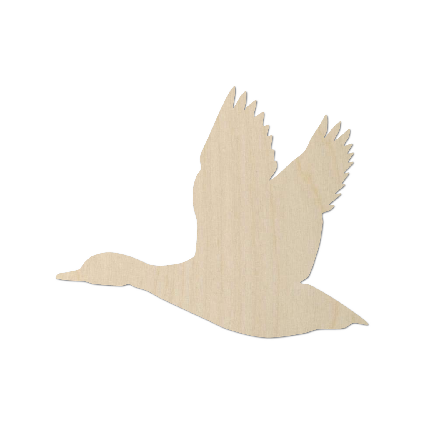 Wooden Duck Shape 04   - DIY Craft