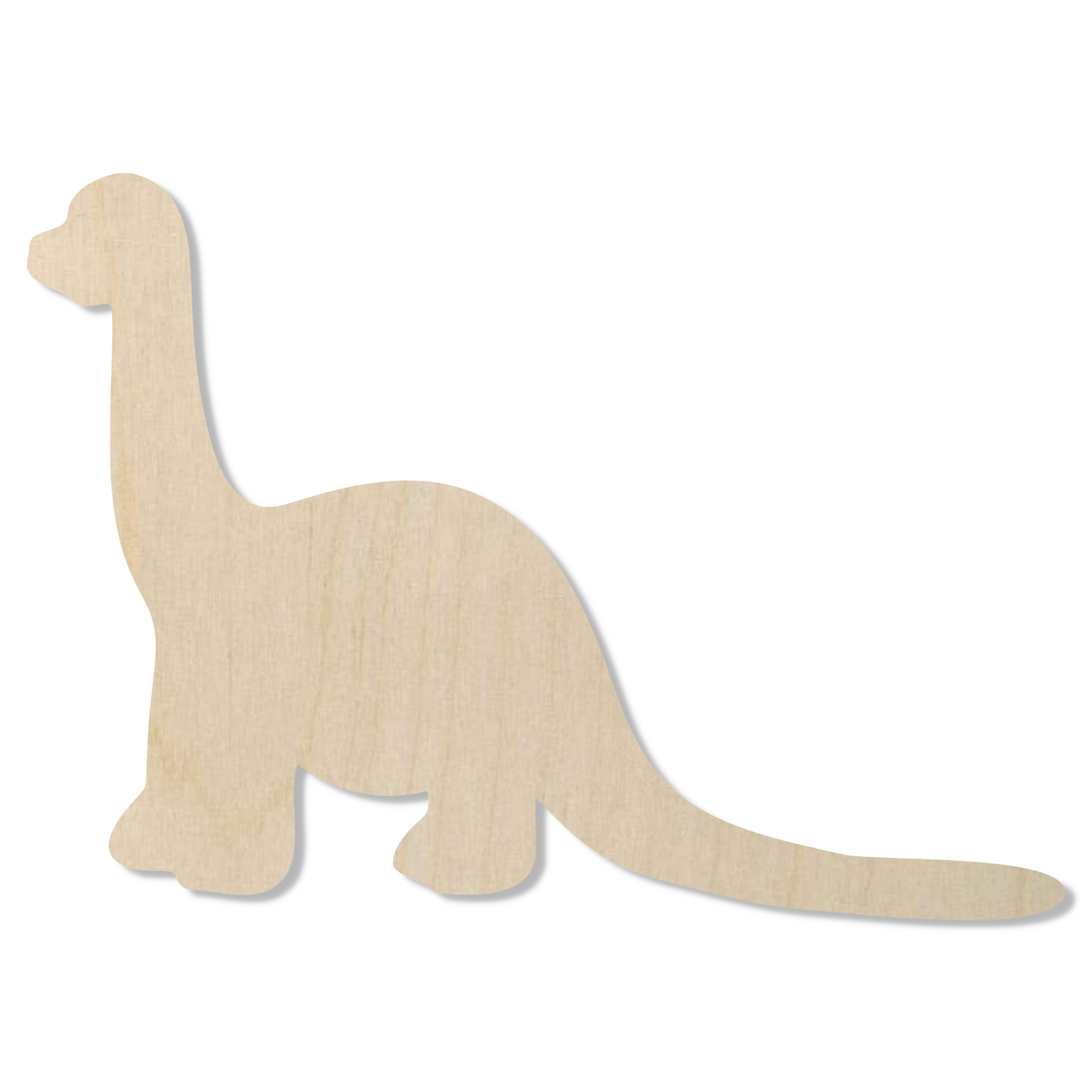 Wooden Dinosaur Shape  - DIY Craft