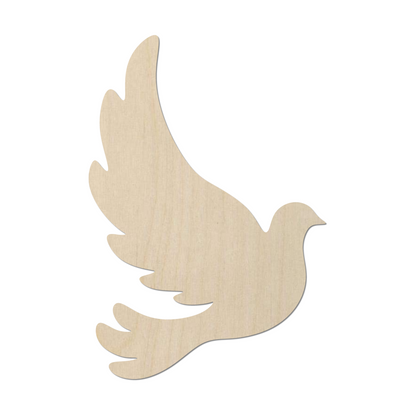 Wooden Dove Shape - DIY Craft