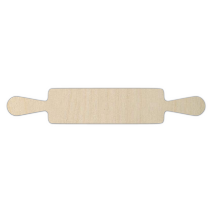 Wooden Rolling Pin - DIY Craft Cutout