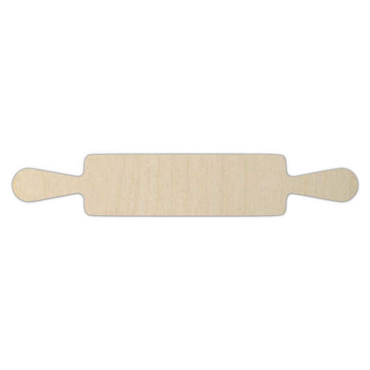 Wooden Rolling Pin - DIY Craft Cutout