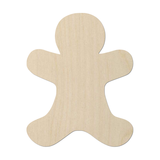 Wooden Gingerbread Man Shape- DIY Craft