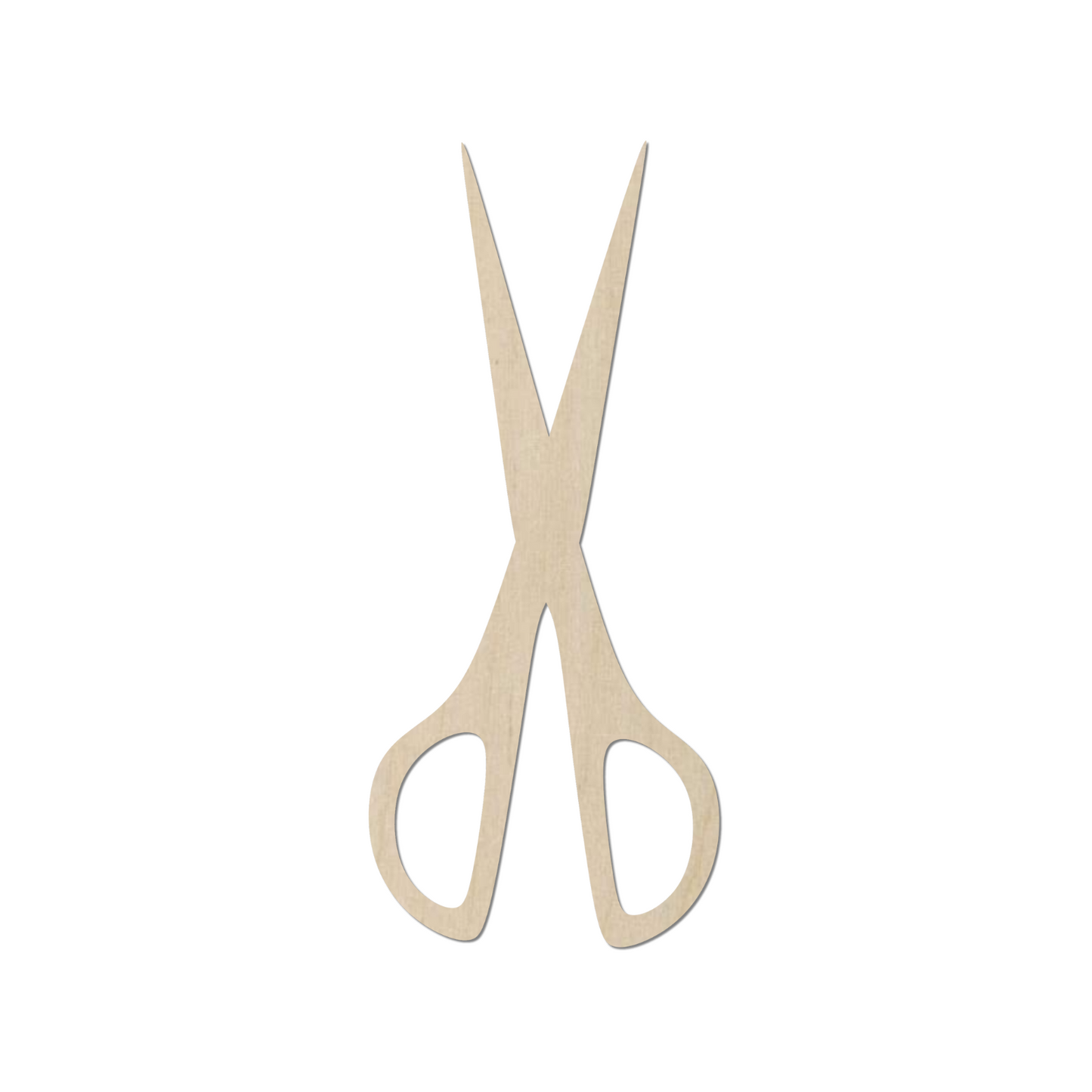 Wooden Scissor Shape - DIY Craft