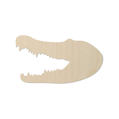 Wooden Crocodile Head Shape- DIY Craft