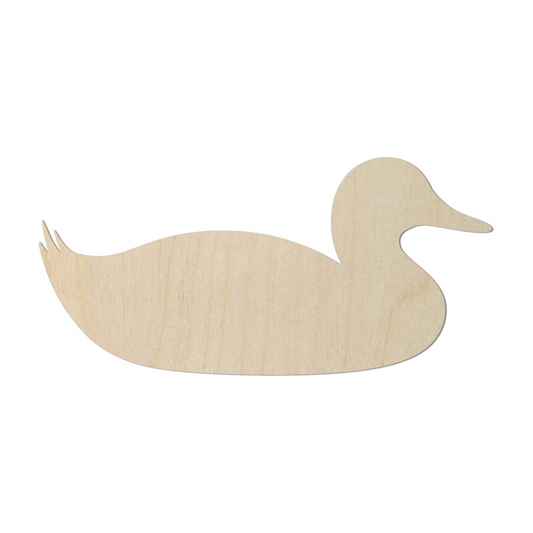 Wooden Duck Shape 04   - DIY Craft