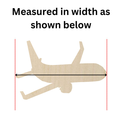 Wooden Airplane Shape Cutout